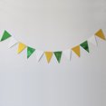 thumbnail image 1 of Bandera de onda con banderín dorado, suministros para fiestas de cumpleaños, decoración de ambiente, banderín dorado, plateado, rosa y azul, 1 of 6