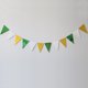thumbnail image 1 of Bandera de onda con banderín dorado, suministros para fiestas de cumpleaños, decoración de ambiente, banderín dorado, plateado, rosa y azul, 1 of 6