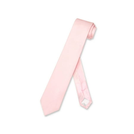 - Biagio 100% SILK Narrow NeckTie Skinny LIGHT PINK Color Men's 2.5
