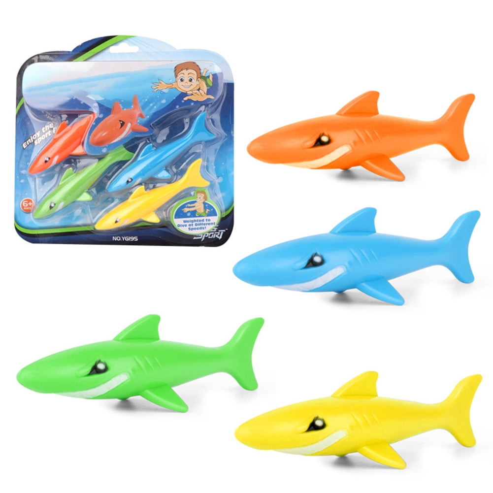 Swiming Pool Diving Toy Underwater Gliders Sinking Shark Bath Toys for