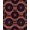 Black Red Gold, Pattern 4, variant on ODIKA Record Records Vinyl Tessellation Featuring Melodic Player Dj Pet Friendly & Kids Safe Play for Playroom, Bedroom, Reading Nook