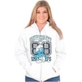 thumbnail image 3 of Vintage Smurf University Varsity Zip Up Hoodie Men's Women's Brisco Brands L, 3 of 6