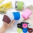 thumbnail image 3 of 6 Colors Silicone Bands for Sublimation Tumbler Reusable Cup Sleeve Nonslip Heat Resistant Rubber Bands Paper Holder Ring Elastic Bands for Thermoses Travel Mugs Water Bottle, 3 of 5