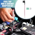 thumbnail image 2 of Unique Bargains 5 Set Universal Car Fuse Tap and Circuit Adapters 12V with 30A Standard Blade Type Fuses, 2 of 8