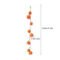 thumbnail image 3 of YIMWNYI Artificial Persimmon Garland, Lifelike Fake Fruit Decoration, Thanksgiving and Halloween Home Decor, Festive Hanging Ornament, Foam Fruit Pendant for Party and Kitchen Use, 3 of 8