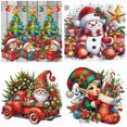 thumbnail image 3 of 4 Uds 5D DIY Kit Con Forma Especial Parcial Navidad 40x40cm, 3 of 9