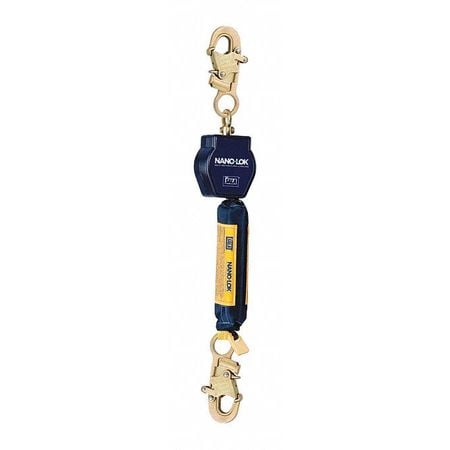 Self Retracting Web - Nano-Lok Self Retracting Lifeline with Anchor Hook, Web, 6 ft. (1.8m) 3M DBI-SALA 3101218