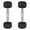 5LB, PAIR, variant on Iron Crush Hex Dumbbells - Heavy Duty PVC Coated Weights, Chrome-Plated Knurled Handles - Workout, Exercise, Lifting, Body Building Home Gym Training Gear - 3 Lb to 50Lb Options - Sold in Pairs