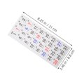 thumbnail image 2 of OULII 5Sets Washi Paper Date Stickers for Planner with Peel and Stick Design Multi Color, 2 of 8