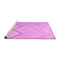 thumbnail image 2 of Ahgly Company Machine Washable Indoor Rectangle Abstract Pink Contemporary Area Rugs, 2' x 3', 2 of 4