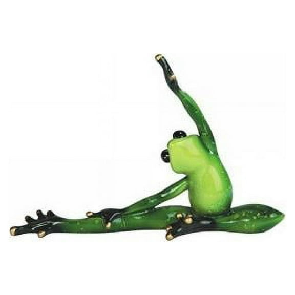 George S. Chen Imports SS-G-61160 Green Frog Yoga Figurine