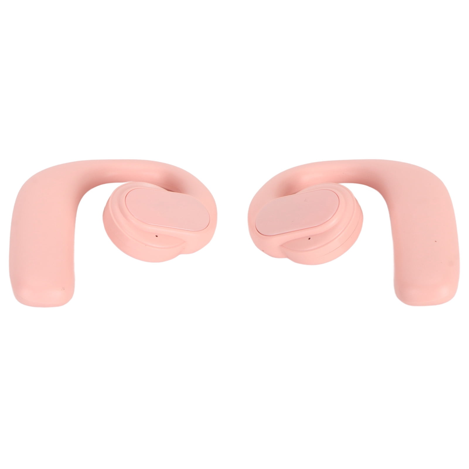 Sports Earbuds, Wireless Earbuds 48 Hours Battery Life Stable Connection 16 Mm Speakers Open Ear with Charging Case for Calls for Cycling Pink