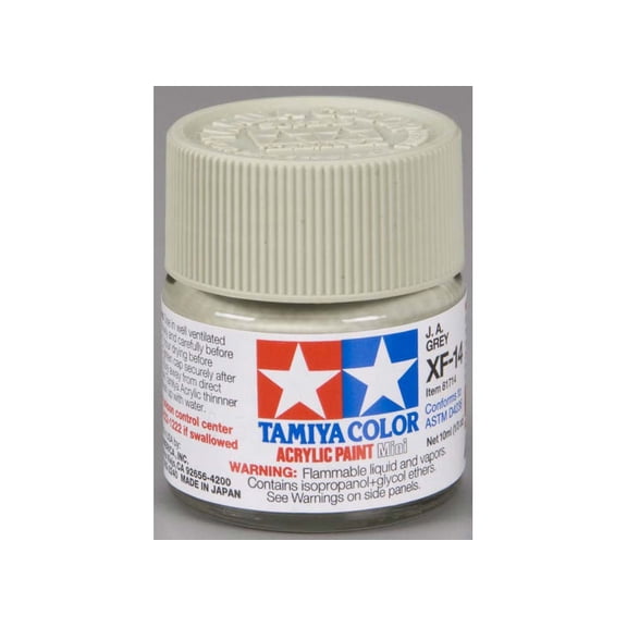 Tamiya 81714 Acrylic Mini XF14 JA Gray 1/3 oz TAM81714