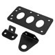 thumbnail image 5 of Soporte de placa de matrícula trasera de motocicleta Bling Bling Kit de soporte de luz de freno de motocicleta, 5 of 12