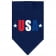 thumbnail image 2 of Pet and Dog Bandana Screen Printed, "USA Star", 2 of 2