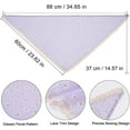 thumbnail image 2 of AWAYTR 3Pcs Floral Hair Bandanas Chiffon Head Kerchief for Women Girls Boho Hair Scarf Headband Bandana Daisy Lace Head Scarf, 2 of 9