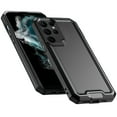 thumbnail image 3 of For Samsung S23 Plus Rank Tough Strong Modern Fused Hybrid Case Cover - Black, 3 of 3