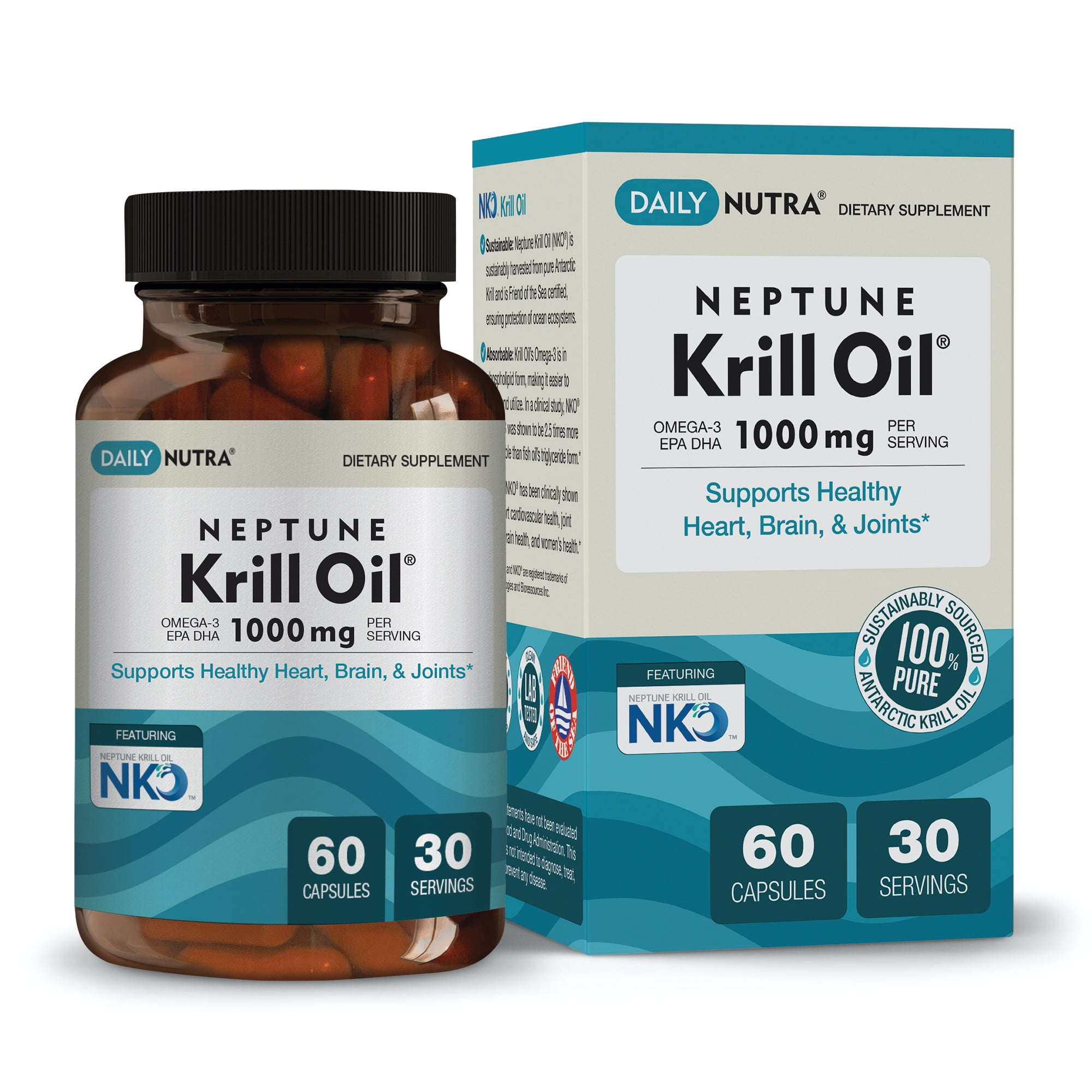 Neptune Krill Oil 1000mg by DailyNutra High Absorption