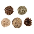 thumbnail image 2 of Parrots Ball Set, Chewing Sepak Takraw Toy Healthy  For Small Pet, 2 of 8