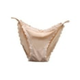 thumbnail image 3 of Women's Low Waist Mesh Briefs Solid Color Crotch Underwear Panties Underwear for Boys 12 Years Full Coverage Underwear Women Ladies Panties plus Size Panties for Women 2x Womens Panties Packs Bikini, 3 of 3