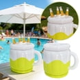 thumbnail image 1 of Inflatable Mug Ice Tub Cooler with Insulation for Pool Beach Parties and Outdoor, 1 of 7