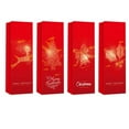 thumbnail image 1 of Christmas Wine Gift Bags (Red With Gold Print) (Asstd) - Set of 12, 1 of 4