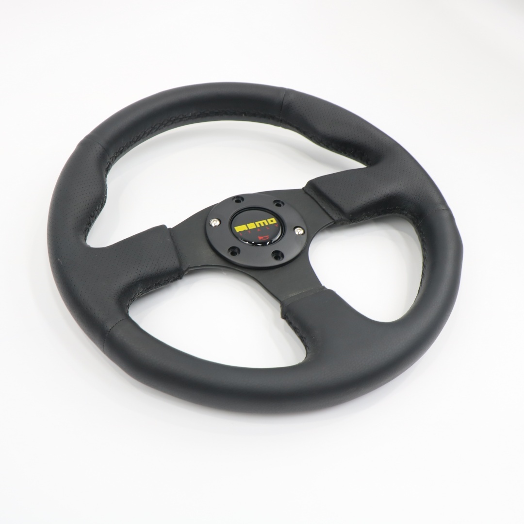 13 inches 320mm Momo Leather Racing Steering Wheel Universal