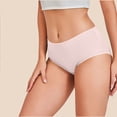 thumbnail image 2 of Purcolt Cotton Underwear for Women Mid Rise Full Coverage Briefs No Show Stretch Soft Ladies Bikini Panties, 2 of 7