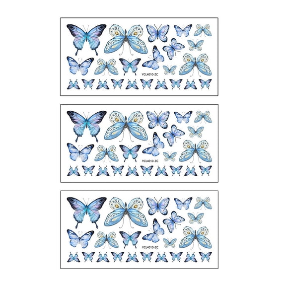 New Arrivals Blue Butterfly Wall Sticker Bedroom Decoration
