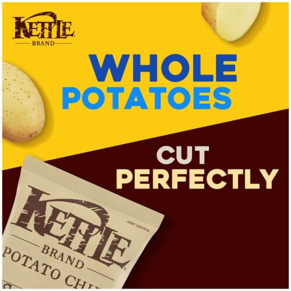 2X - Kettle Brand Potato Chips Unsalted Kettle Chips-7.5 oz