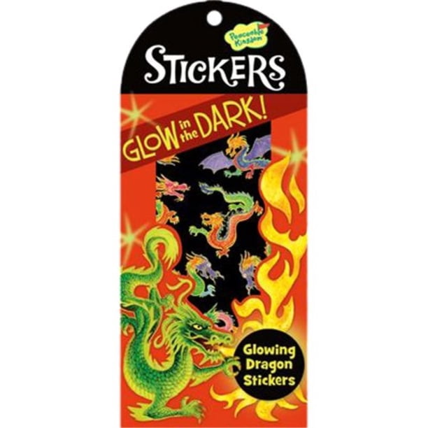 Peaceable Kingdom Glow in The Dark Dragon Sticker Pack - Walmart.com