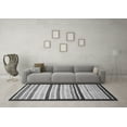 thumbnail image 3 of Ahgly Company Indoor Rectangle Abstract Gray Modern Area Rugs, 7' x 10', 3 of 4