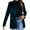 Blue, variant on Hvyesh Women's Velvet Blazer Jacket Solid Color Long Sleeve Coats Open Front Casual Suit Cardigan Mid-Length Coat