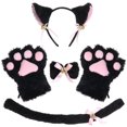 thumbnail image 2 of Conjunto De Cosplay De Gato Con Orejas De Cola De Gatito Dibujos Animados Ropa De Juego De Rol Cómoda Suministros De Fiesta Para Halloween Navidad N.° 3 Minnieouse AP007716-02, 2 of 6