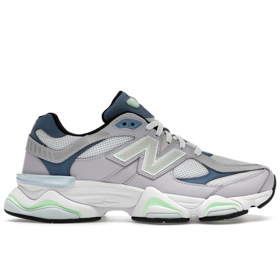 New Balance Men's 9060 Pearl Grey Shoreline Blue Shoes, from StockX