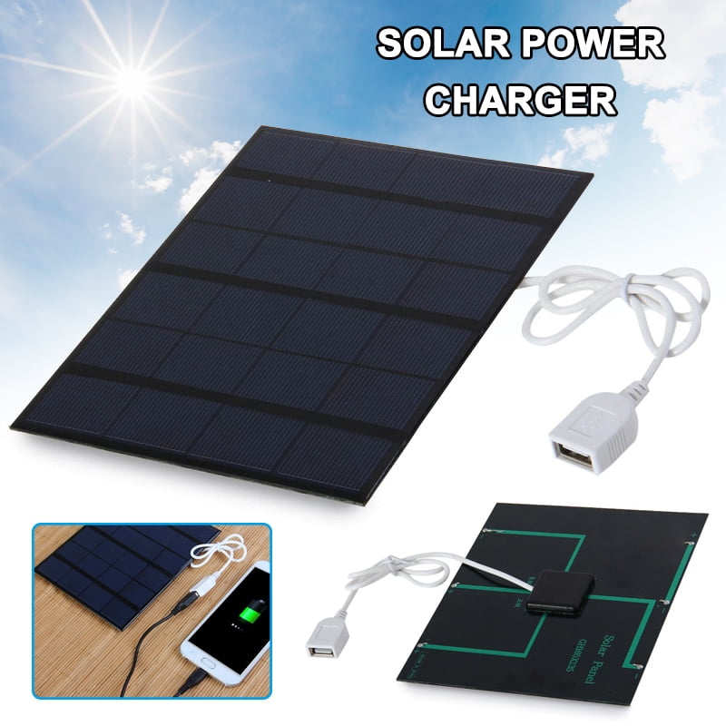 6 Volt 3.5W Outdoor Solar Panel 580mA Smart Power Supply Phone Battery Charger