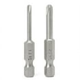 thumbnail image 1 of 2 Pcs 50mm Magnetic 1/4‘‘ Hex Shank Tri-wing Y Tip Head Screwdriver Bits Set, 1 of 3