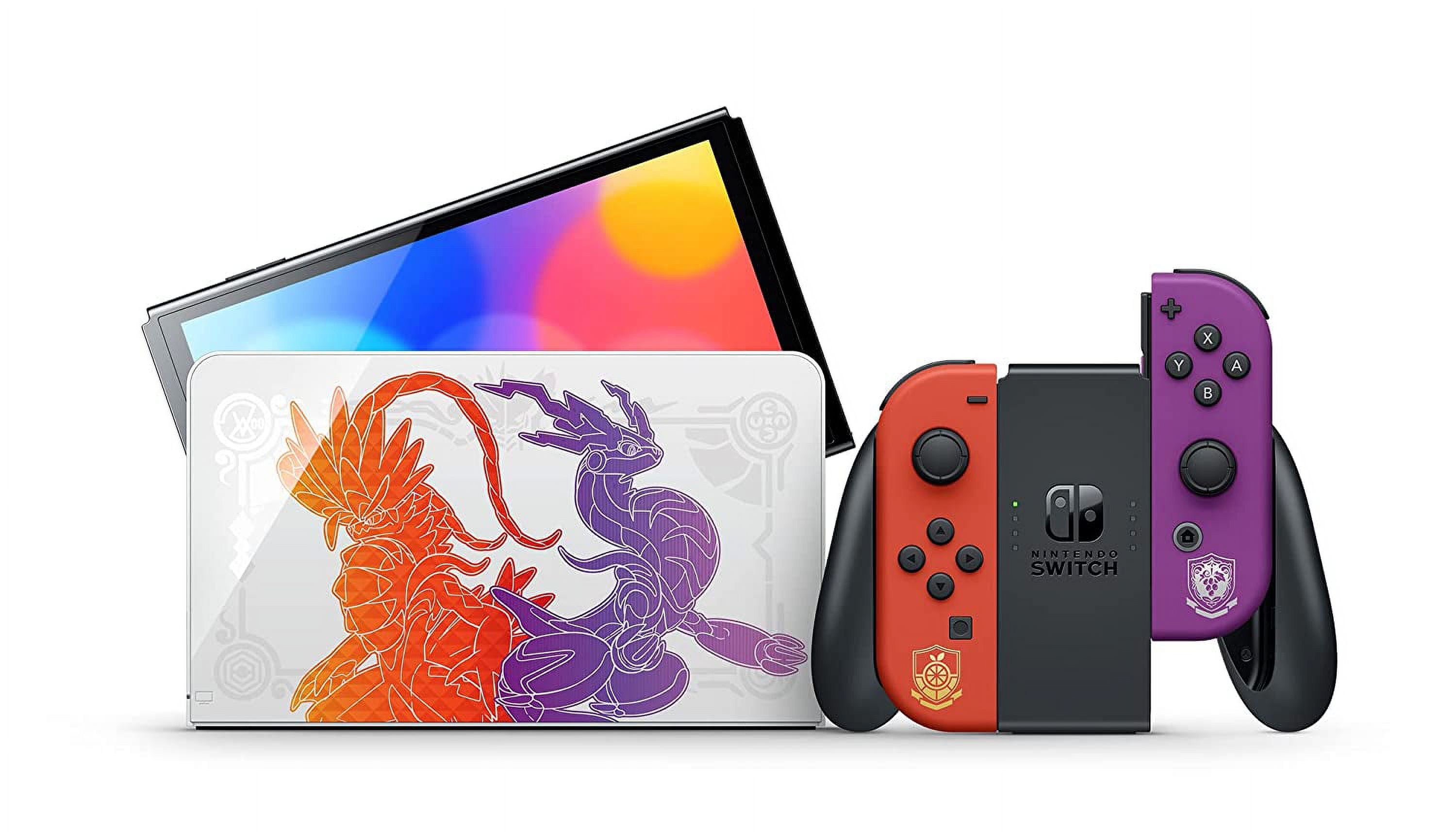 Nintendo Switch OLED Pokemon Scarlet & Violet Edition Console Bundle