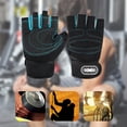 thumbnail image 4 of Ohmyroo Breathable Half Finger Gym Gloves Non-Slip Silicone Palm Pad, 4 of 7