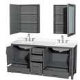thumbnail image 6 of Wyndham Collection Wcs141472d-Qtz-Us3med Sheffield 72" Free Standing Double Basin Vanity, 6 of 7