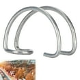 thumbnail image 4 of Chicken Cage Door Hook, Iron Material Simple Operate Cage Door Hook Strengthen Fixedness Exquisite Craftsmanship More Convenient  For Fix Poultry Cage Door 3.5cm/1.4in Cage, 4 of 8