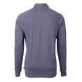 thumbnail image 3 of Men's Cutter & Buck Heather Navy Seattle Seahawks Big & Tall Adapt Eco Raglan Quarter-Zip Jacket, 3 of 3