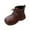Brick Red, variant on Ccpelsie Toddler Girls Boots Ankle Boots Little Kids Big Kid Outdoor Shoes Party Birthday Dress Up(Brick Red,10.5)
