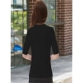 thumbnail image 4 of Women Casual Short Sleeve Realxed Fit Basic T-Shirt Tops, 4 of 5