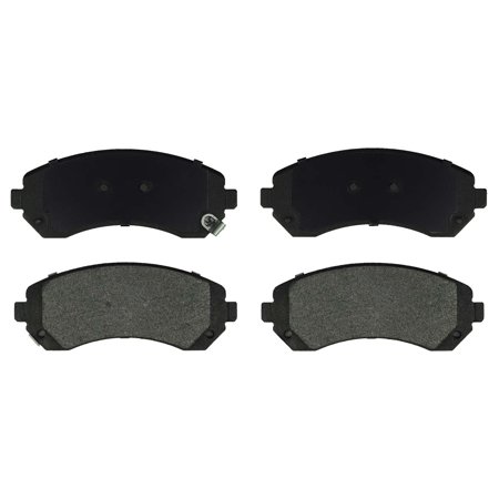 Gridiron Brakes Semi-Metallic Front Brake Pad Set Driver and Passenger Side - ID844 (Replaces Part# MKD844)