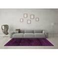 thumbnail image 3 of Ahgly Company Indoor Square Persian Purple Traditional Area Rugs, 3' Square, 3 of 4