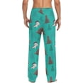 thumbnail image 2 of Top-kevin Grey Cute Donkey Pajama Pants Farm Men's Pajama Bottoms Lounge Sleepwear PJs Sleep Pants, 2 of 11
