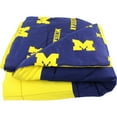 thumbnail image 3 of Michigan Wolverines 3 Pc Reversible Cotton Comforter Set, 1 Comforter, 2 Shams, Full, 3 of 8