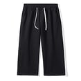 thumbnail image 6 of Dovford Men's Flap Pocket Denim Cargo Pants Straight Leg Skateboard Jean Trousers, 6 of 6