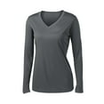 thumbnail image 5 of Sport-Tek Ladies Long Sleeve PosiCharge Competitor V Neck Tee-2XL (Iron Grey), 5 of 6